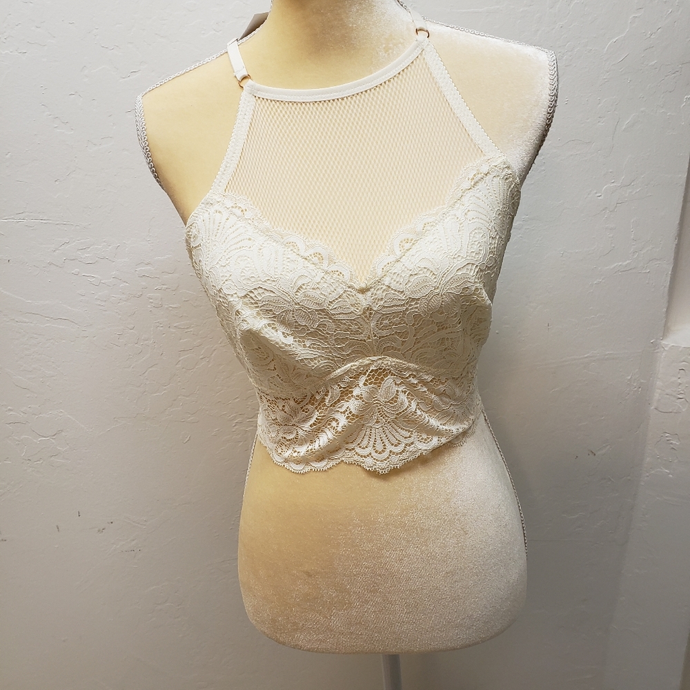 Katilaya Boutique lace off white bralette